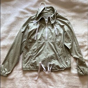 Grey wind/rain jacket